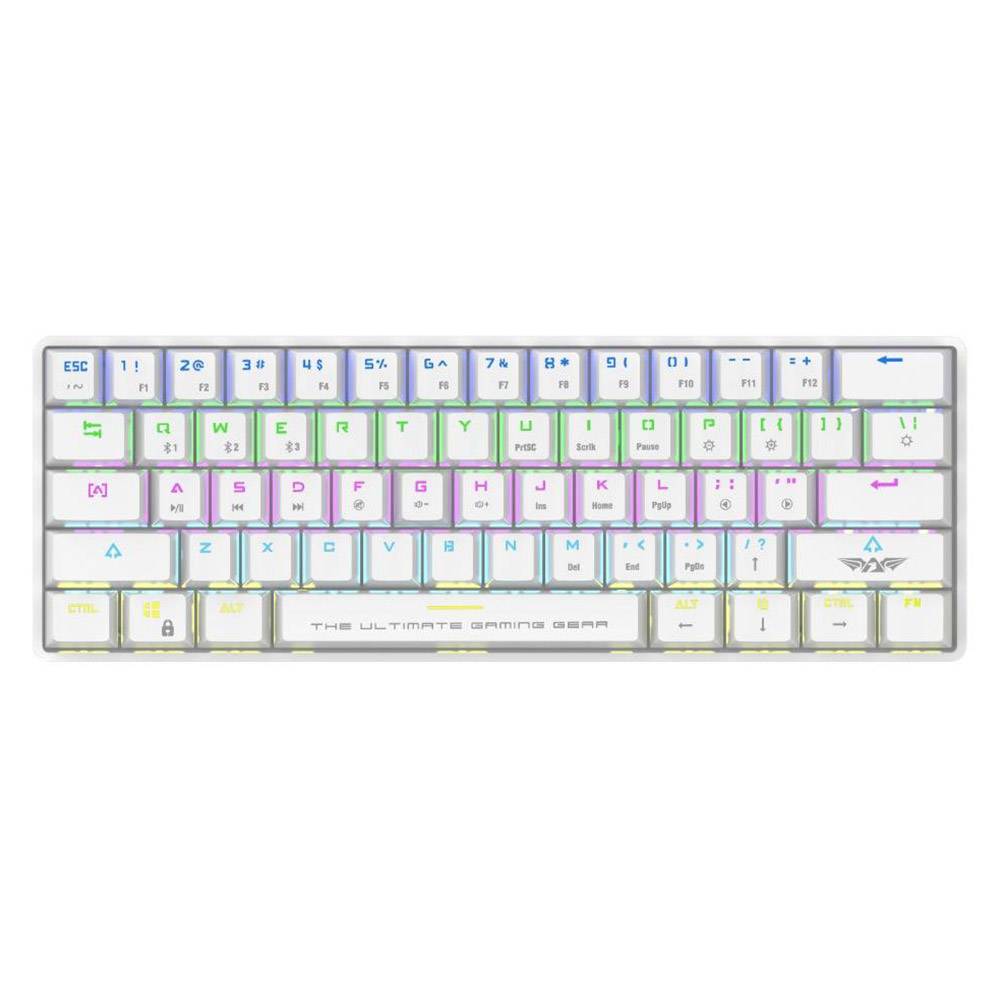 Gaming Cordless keyboard ARMAGGEDDON MBA-61RW Starling US RGB white