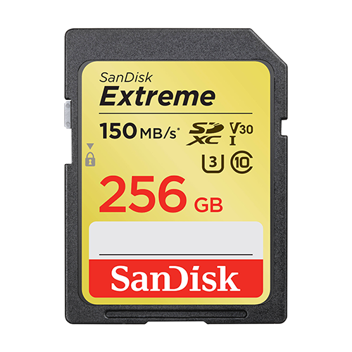 Memory card 256GB SDHC SANDISK Extreme SDSDXV5-256G-GNCIN