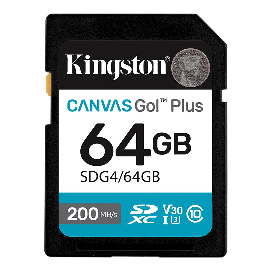 Memory Card 64GB SDXC KINGSTON Canvas GO! Plus SD G4 SDG4/64GB