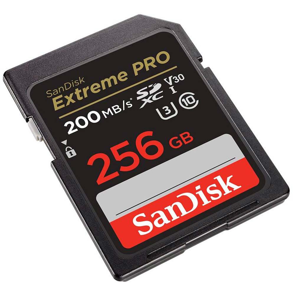Memory card 256GB SDXC SANDISK Extreme Pro UHS-I U3 V30 SDSDXXD-256G-GN4IN