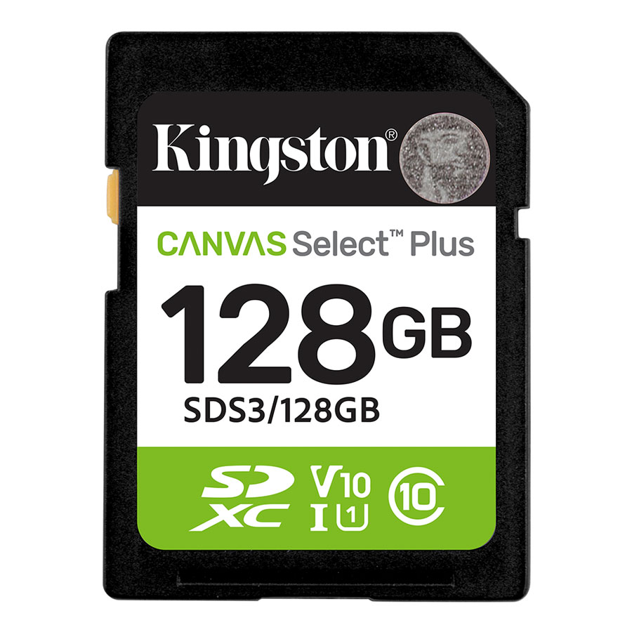 Memory card 128GB SDXC KINGSTON Canvas Select Plus SD G3 SDS3/128GB