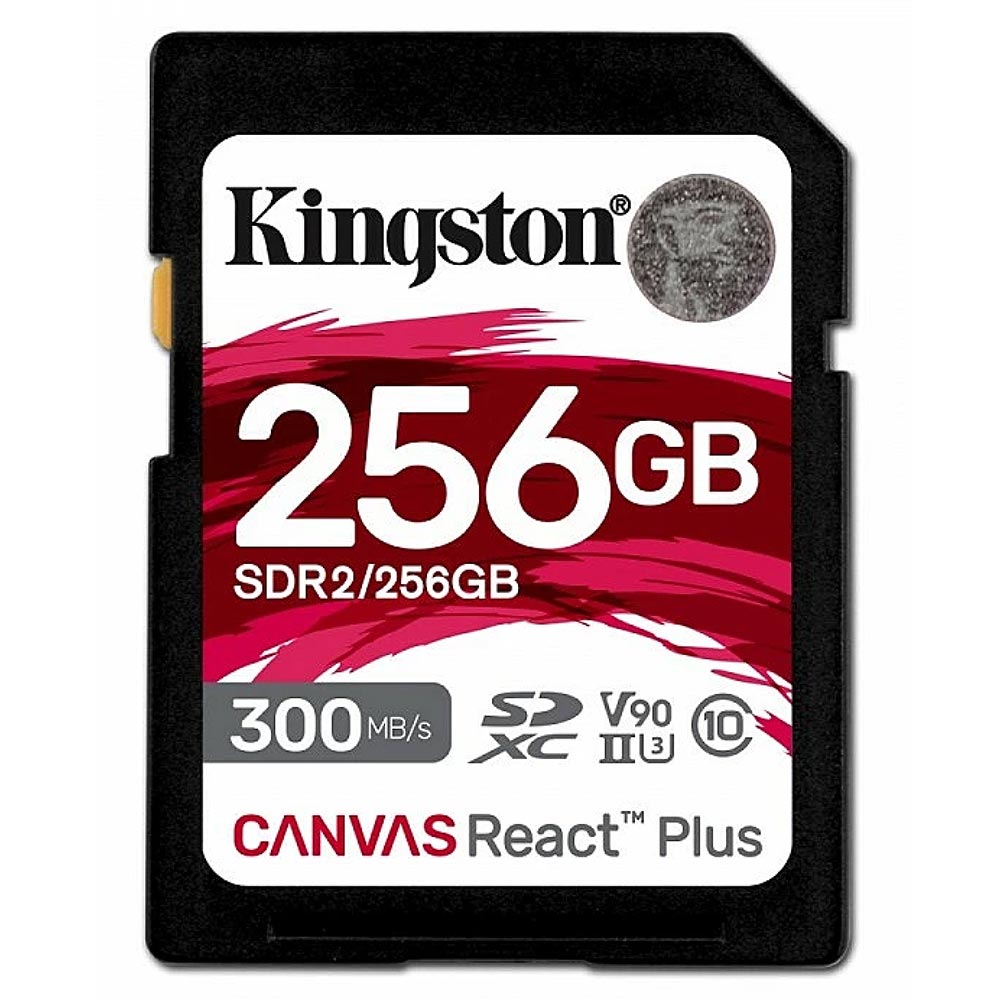 Memory card 256GB SDΧC KINGSTON Canvas React Plus SDR2/256GB