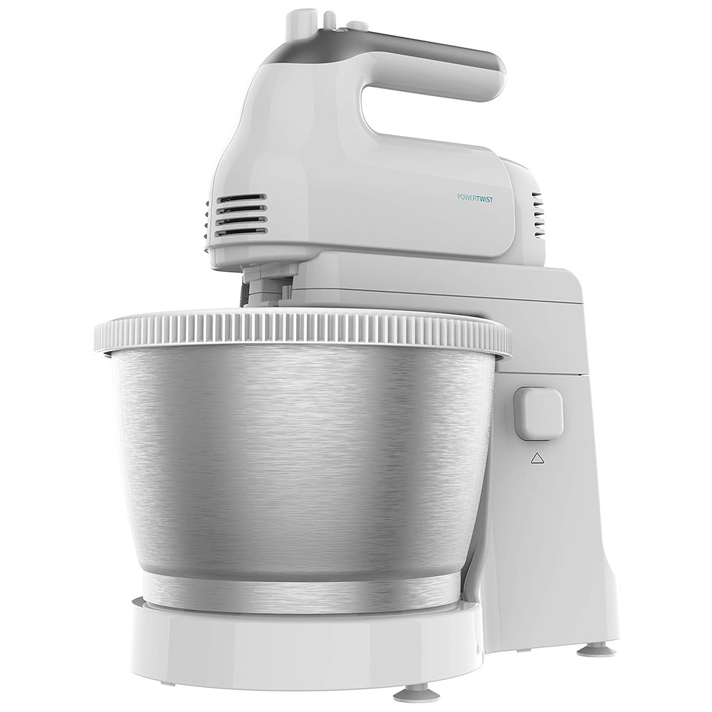 Hand Mixer with Bowl CECOTEC PowerTwist 500 Steel 04122 white