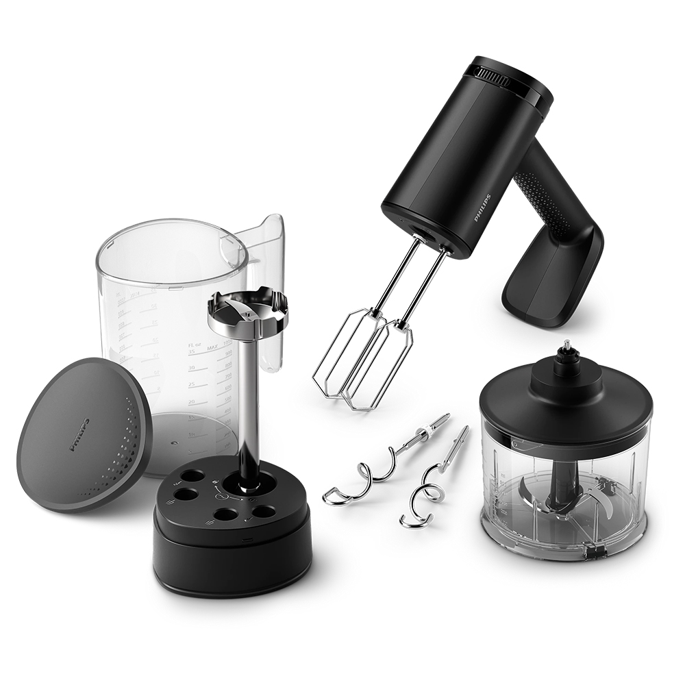 Hand Mixer PHILIPS 5000 series HR3781/20 black
