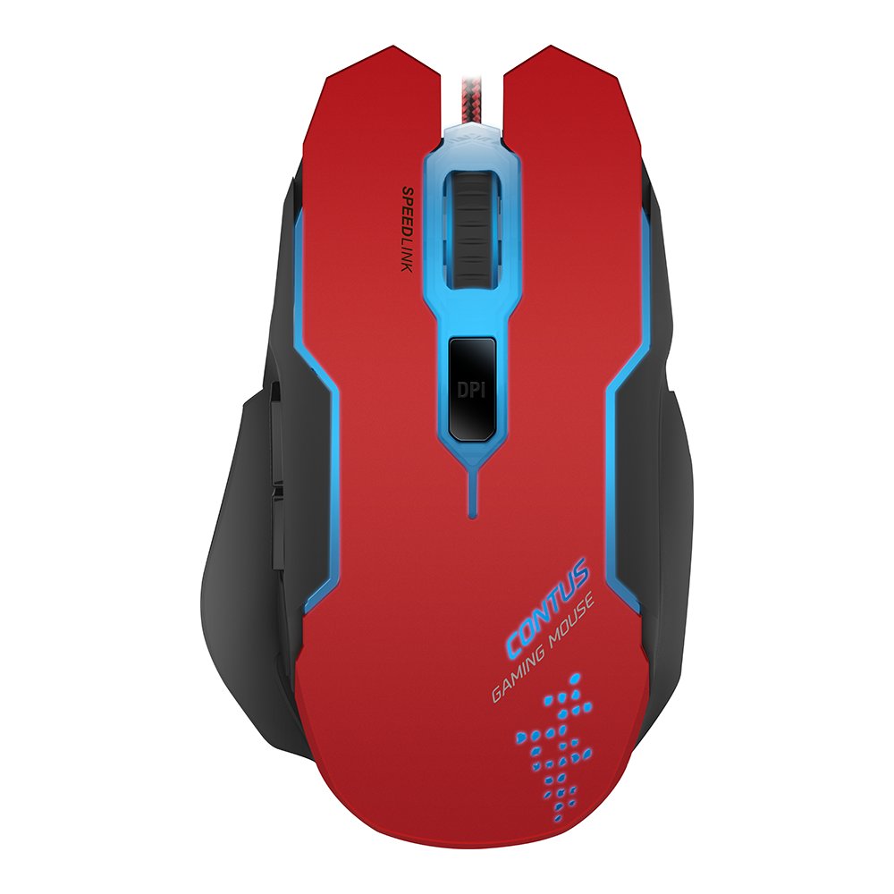 Gaming Corded Mouse Optical SPEEDLINK Contus SL-680002-BKRD black/red