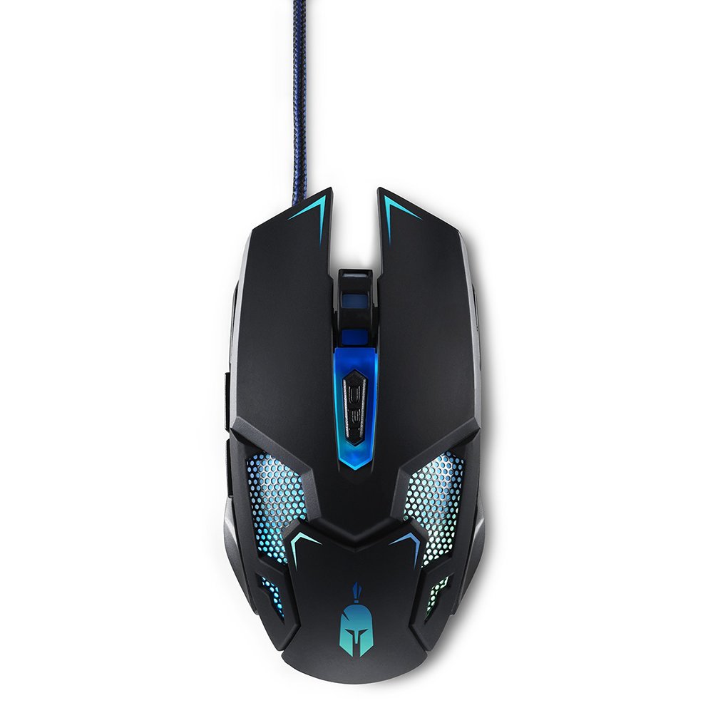Gaming Corded Mouse Optical SPARTAN GEAR Talos black