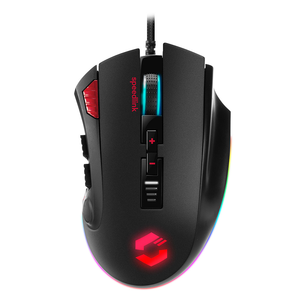 Gaming Corded Mouse Laser SPEEDLINK Tarios RGB SL-680012-BK black