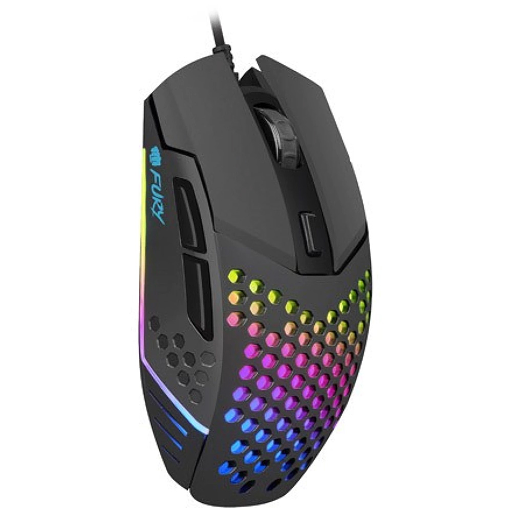 Gaming Corded Mouse Optical FURY Battler NFU-1654 RGB black