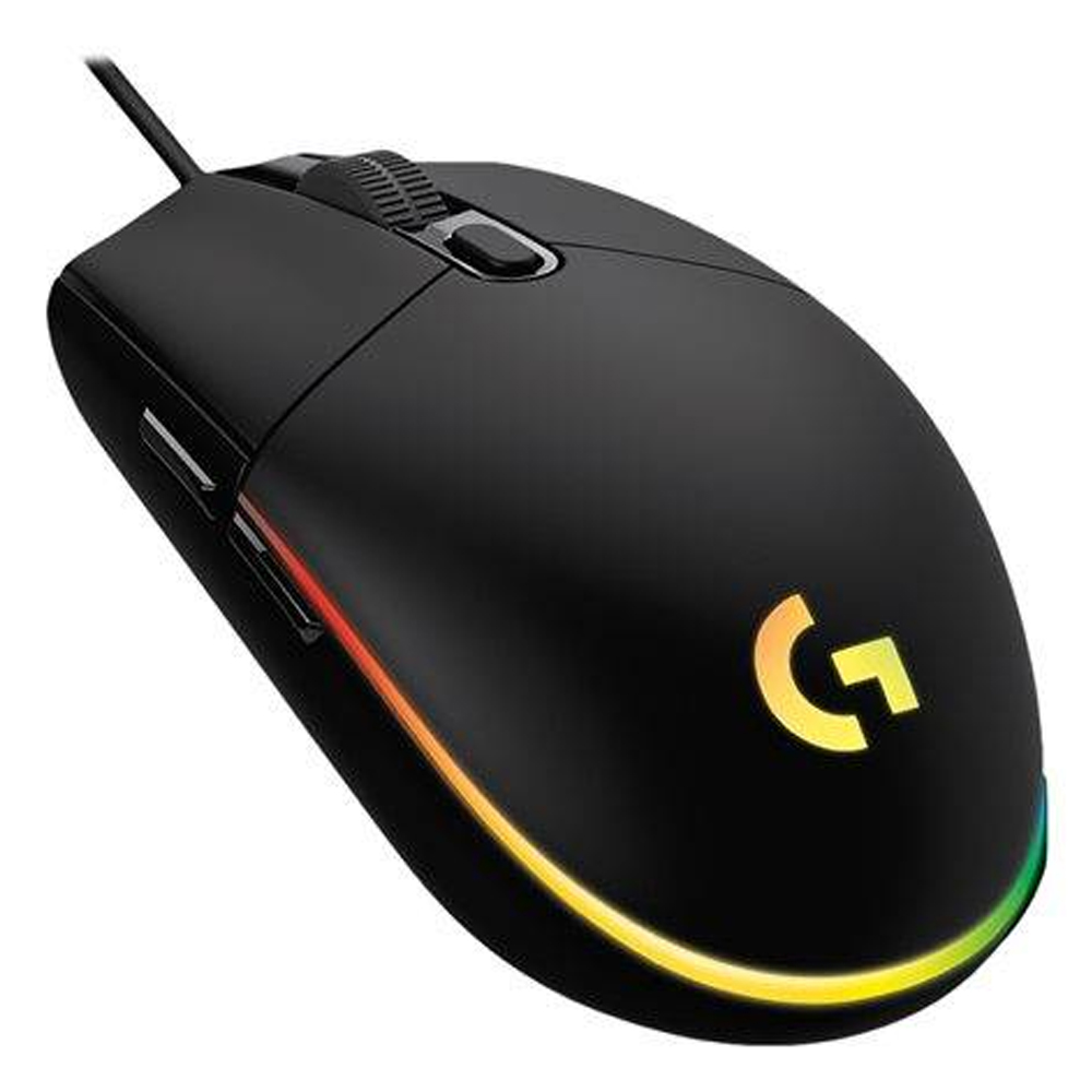 Gaming Corded Mouse Optical LOGITECH G102 Lightsync RGB 910-005823 black
