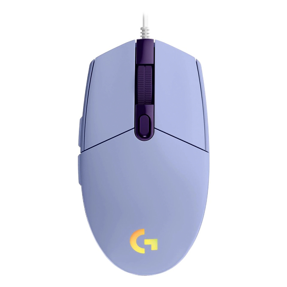 Gaming Corded Mouse Optical LOGITECH G102 Lightsync RGB 910-005854 lilac