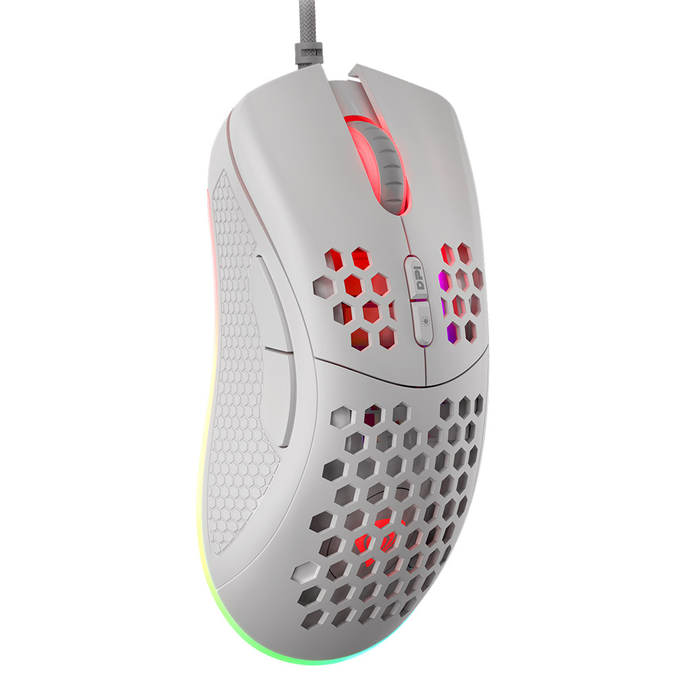 Gaming Corded Mouse Optical GENESIS Krypton 550 RGB NMG-1685 white