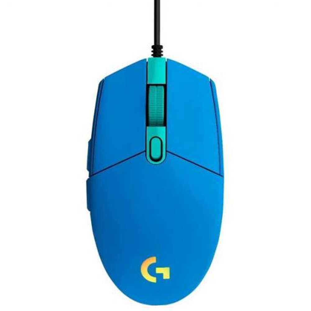 Gaming Corded Mouse Optical LOGITECH G102 Lightsync RGB 910-005801 blue