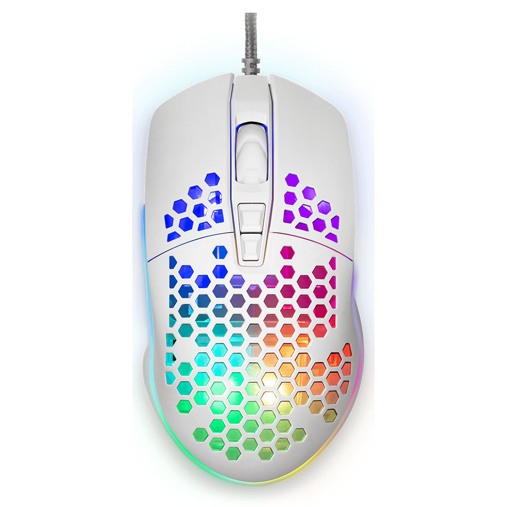 Gaming Corded Mouse Optical YENKEE Shotgun YMS 3030WE RGB white