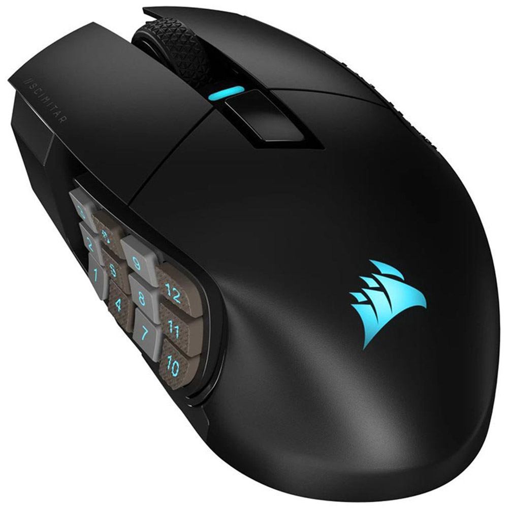 Gaming Cordless Mouse Οptical CORSAIR Scimitar Elite RGB CH-9314311-EU black