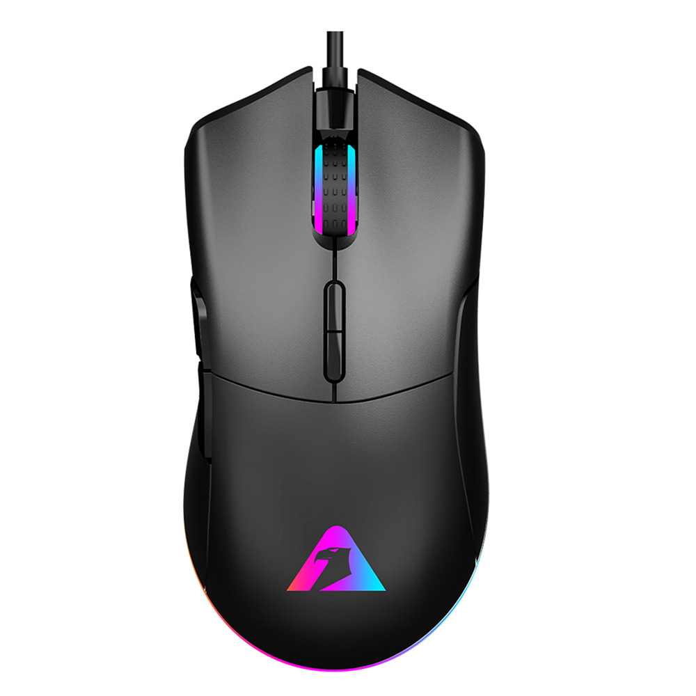 Gaming Corded Mouse Optical ARMAGGEDDON Falcon V Stealth RGB FALCON-V-STEALTH-B black