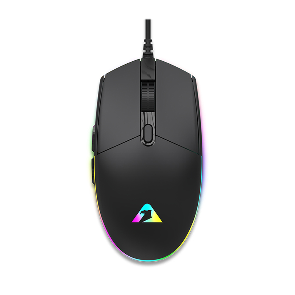 Gaming Corded Mouse Optical ARMAGGEDDON Raven III Sigma Stealth RGB RAVEN-III-SIGMA-W white