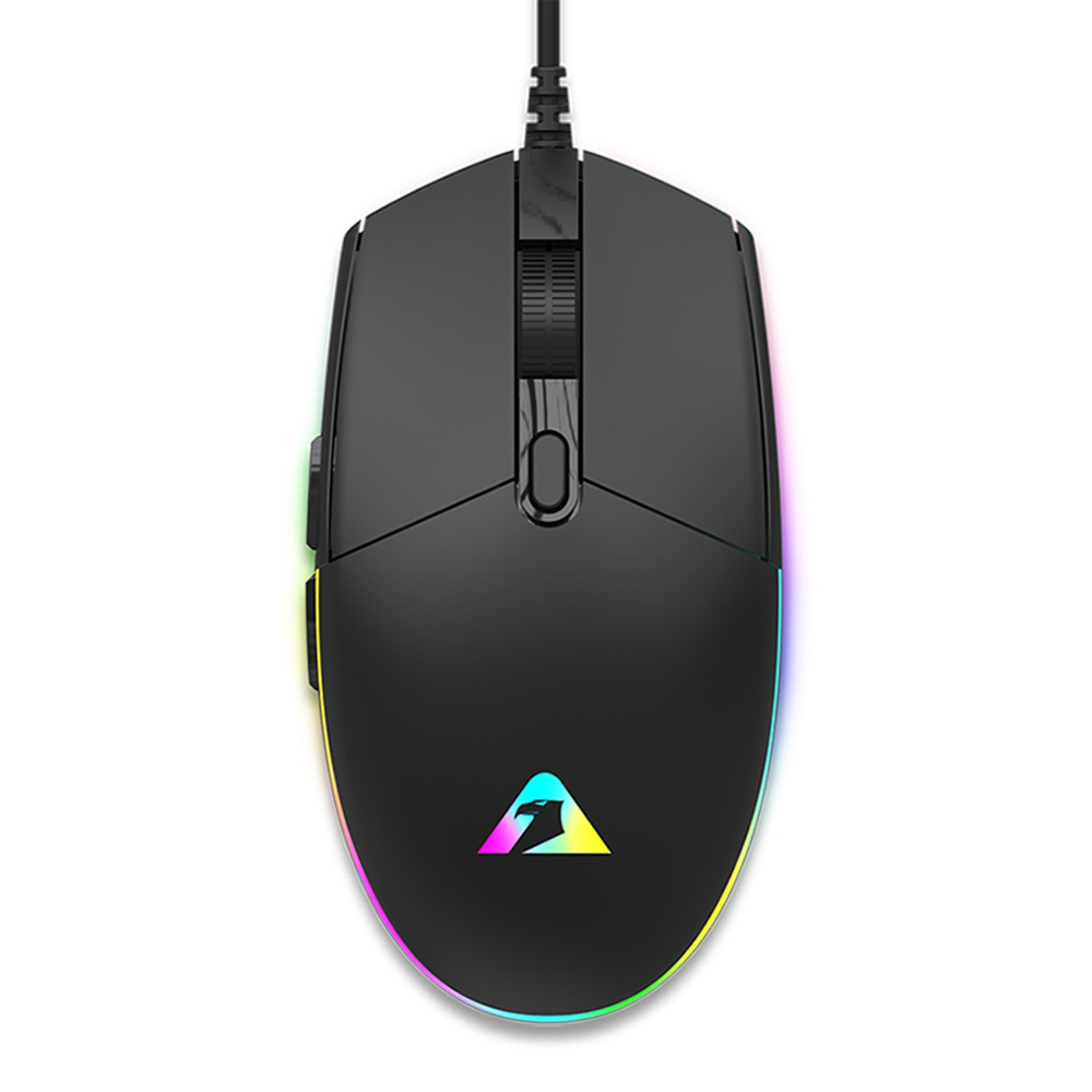 Gaming Corded Mouse Optical ARMAGGEDDON Raven III Sigma Stealth RGB RAVEN-III-SIGMA-B black