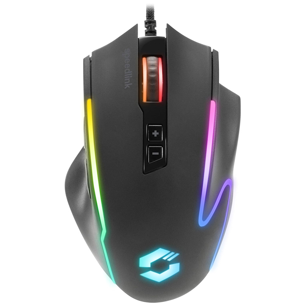 Gaming Corded Mouse Optical SPEEDLINK Decus NX RGB SL-680024-RRBK black