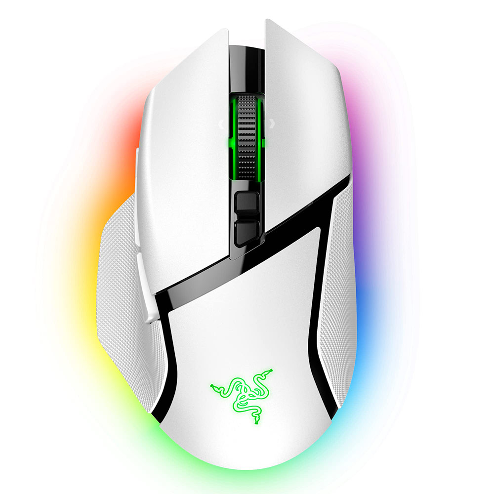 Gaming Cordless Mouse Optical RAZER Basilisk V3 Pro RZ01-04620200 RGB white