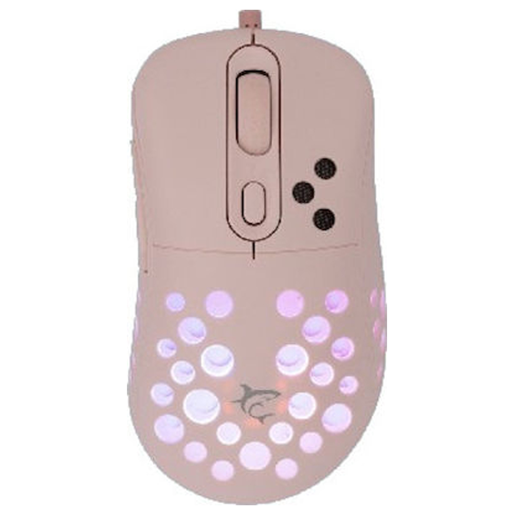Gaming Corded Mouse Optical WHITE SHARK Azrael GM-5013 RGB pink