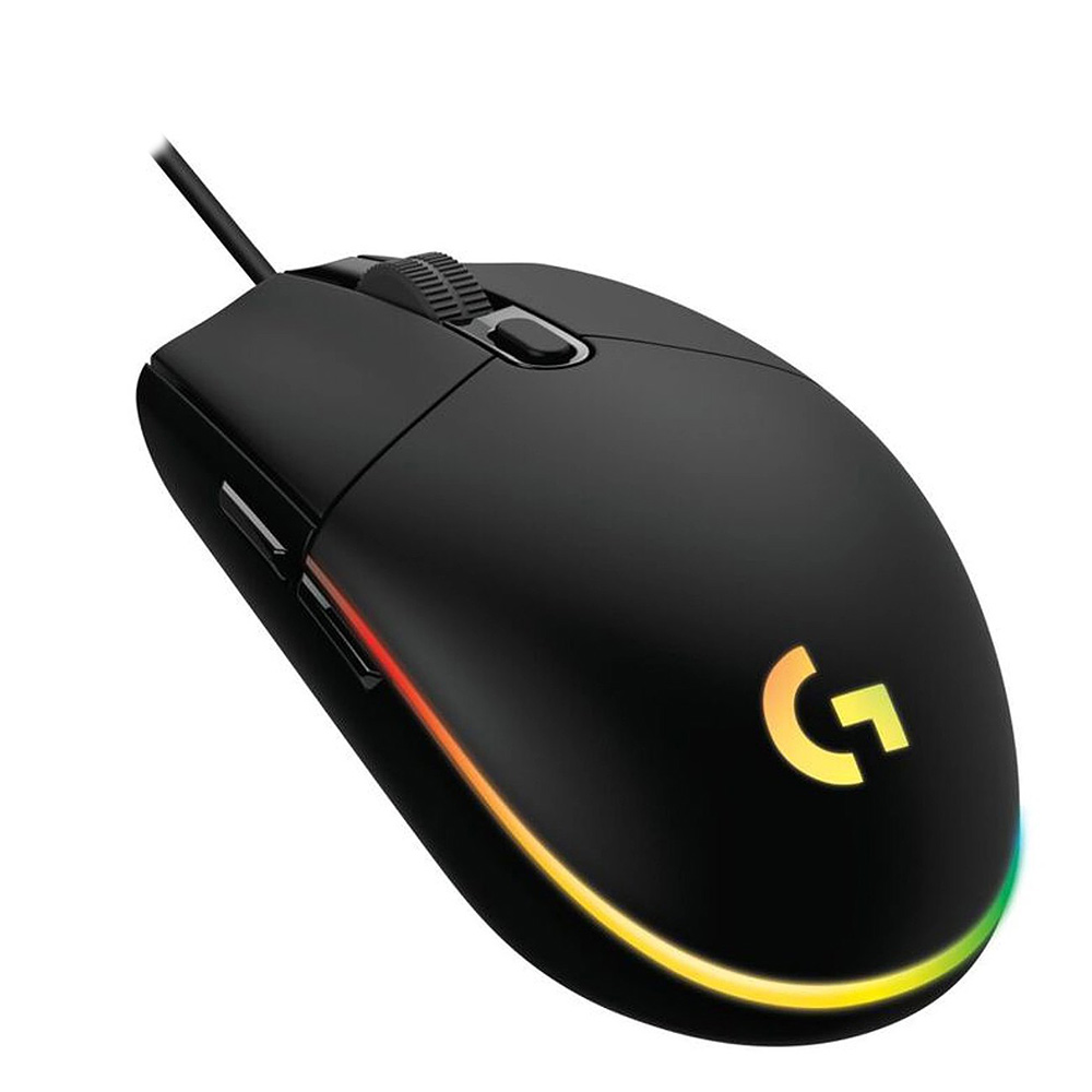 Gaming Corded Mouse Optical LOGITECH G203 Lightsync RGB 910-005796 black