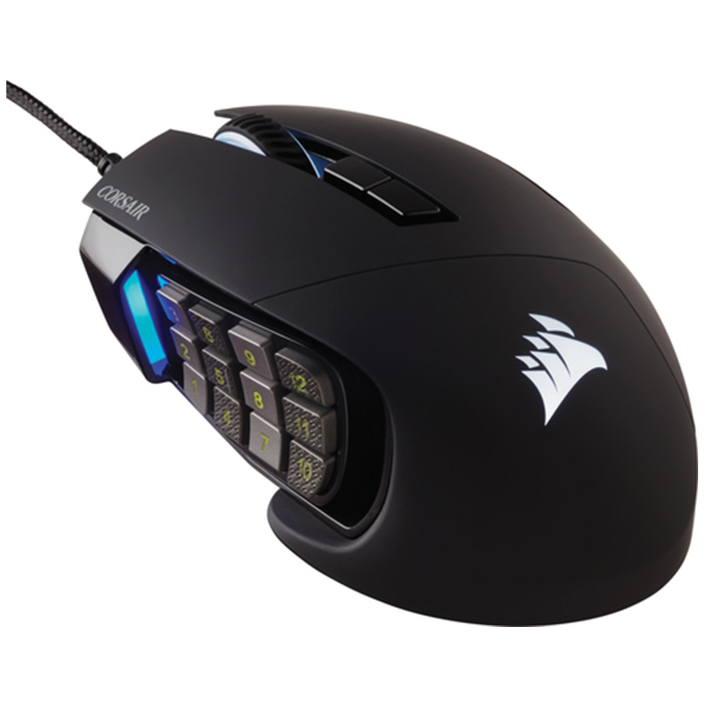 Gaming Corded Mouse Οptical CORSAIR Scimitar RGB Elite MOBA/MMO CH-9304211-EU black
