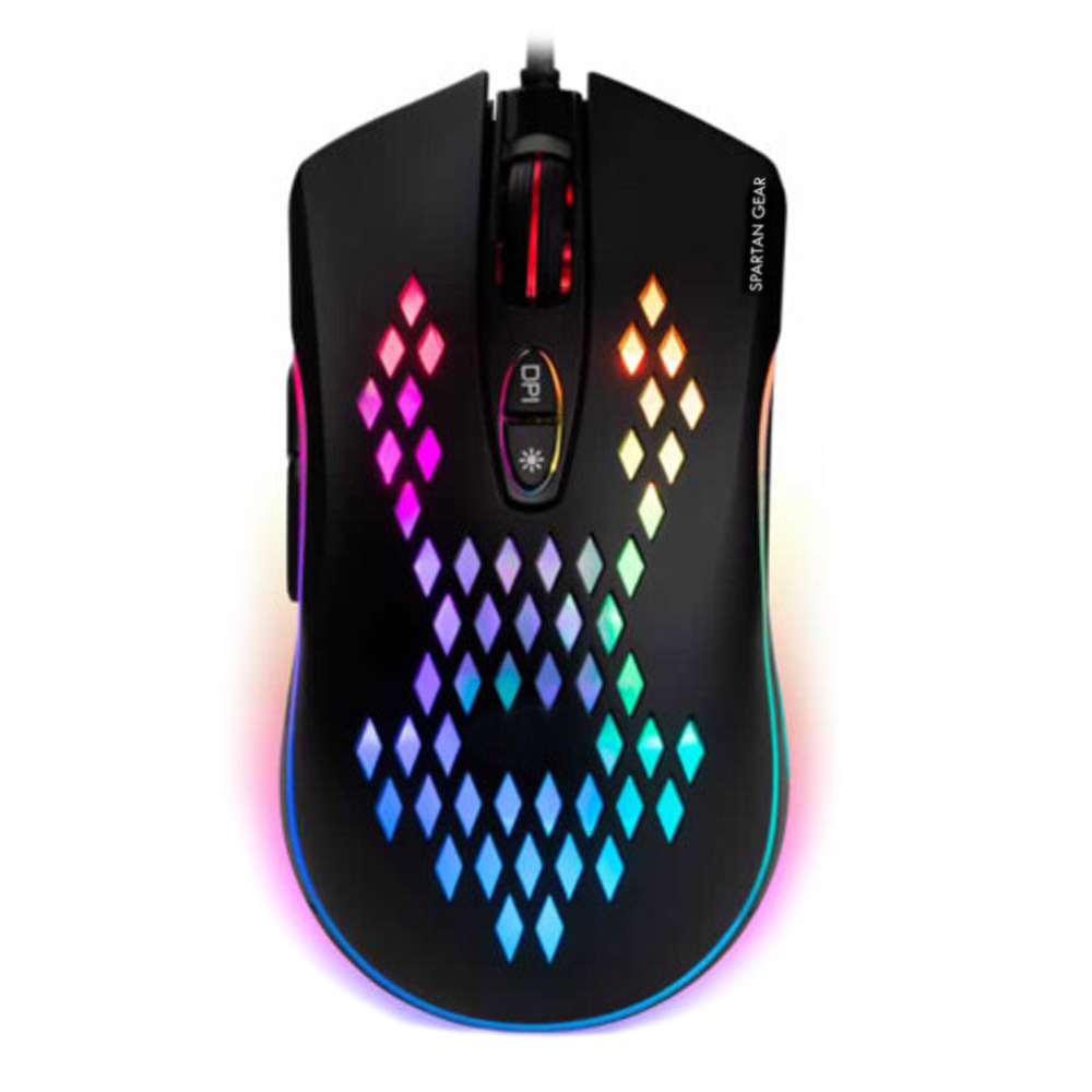 Gaming Corded Mouse Optical SPARTAN Siren RGB 069584 black