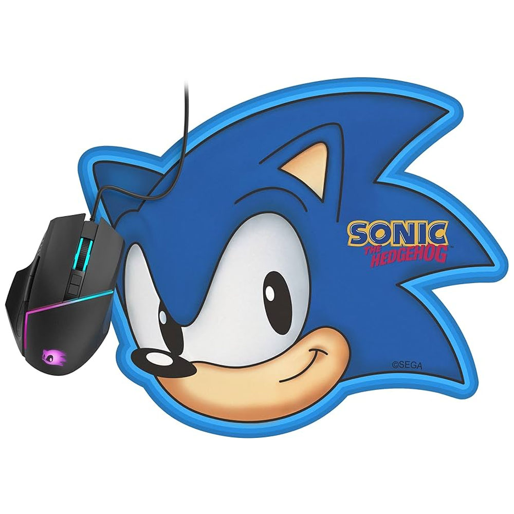 Gaming Corded Mouse Optical + Mouse Pad ENERGY SISTEM ESG M2 Sonic black/blue