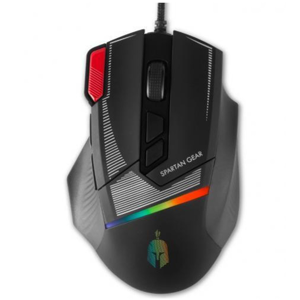 Gaming Corded Mouse Optical SPARTAN GEAR Talos 2 black