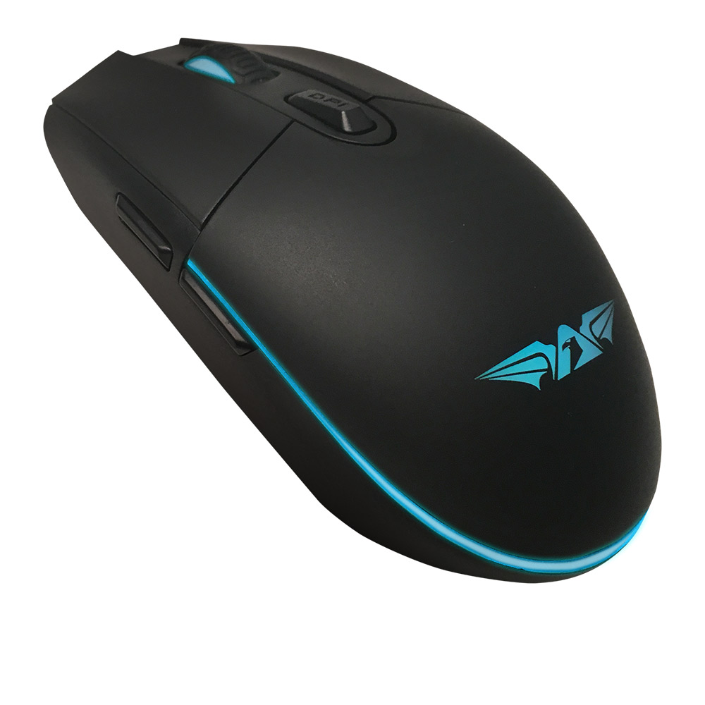 Gaming Corded Mouse Optical ARMAGGEDDON Grumman Raven III RGB black