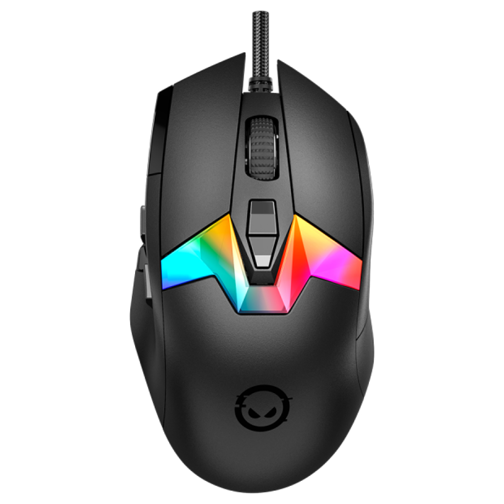 Gaming Corded Mouse Optical LORGAR MSP80 LRG-MSP80-BK black
