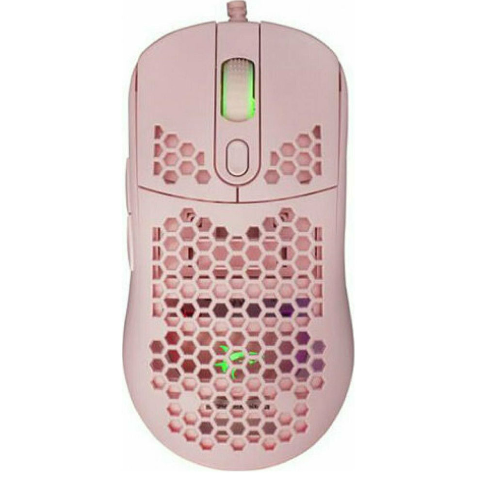 Gaming Corded Mouse Optical WHITE SHARK Galahad GM-5007 RGB pink