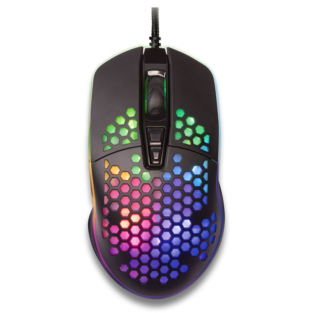 Gaming Corded Mouse Optical YENKEE Shotgun YMS 3030BK RGB black