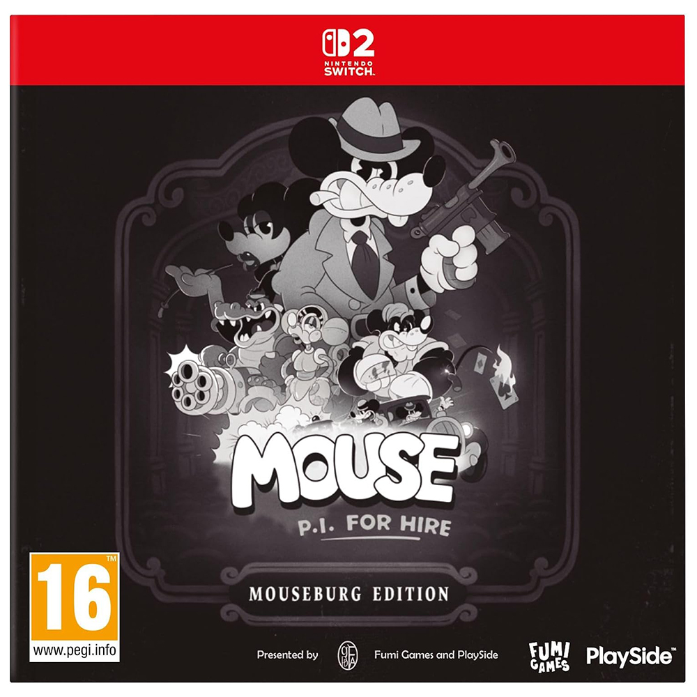 Nintendo Switch 2 game MOUSE: P.I. For Hire - Mouseburg Edition