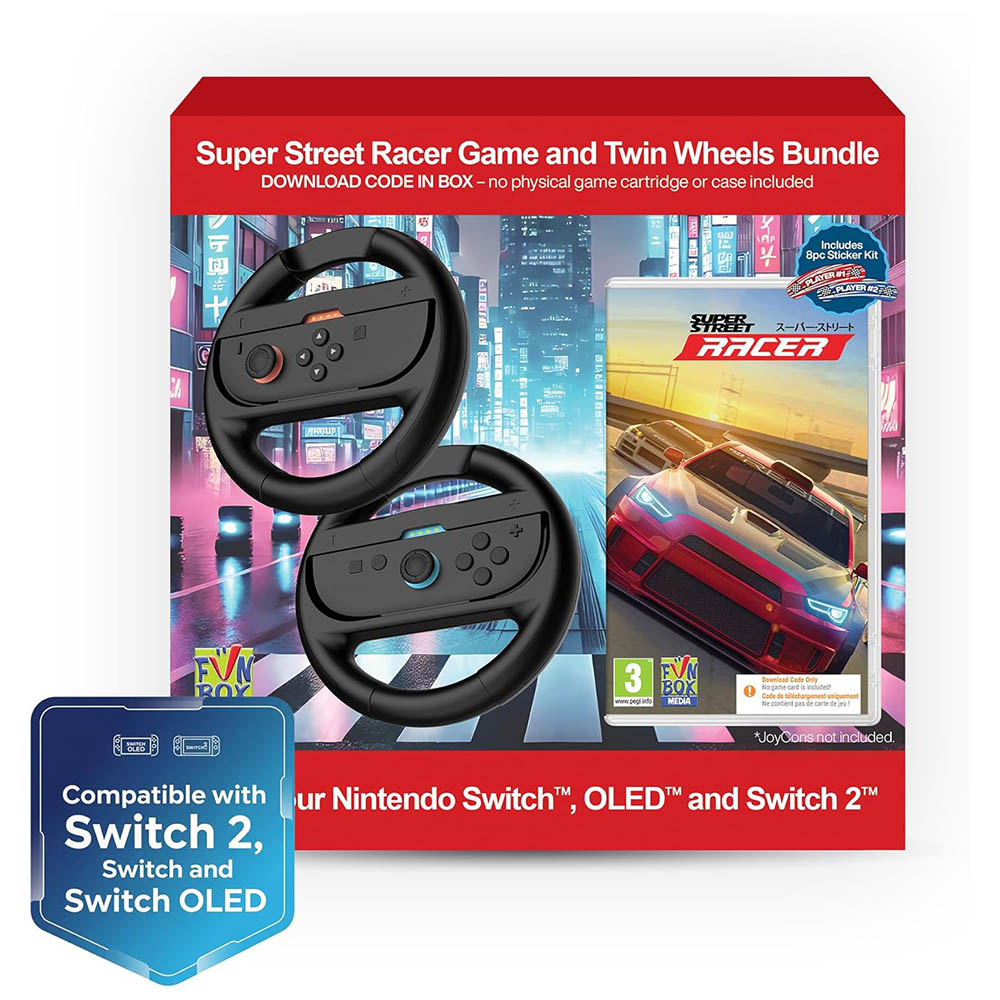 Nintendo Switch game Super Street: Racer - Bundle (Game Key Card)