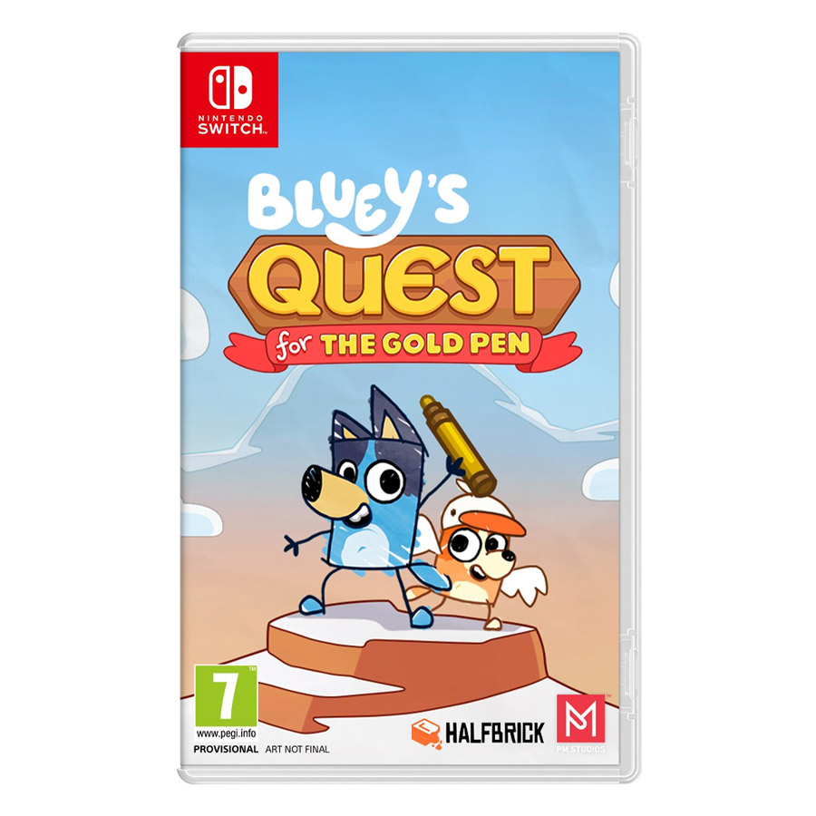 Nintendo Switch game Bluey's Quest For The Gold Pen