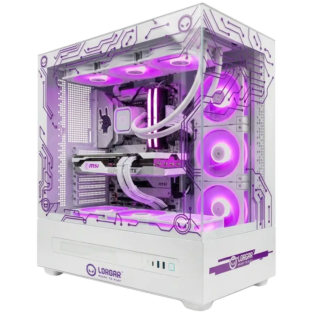 PC LORGAR Pro P401 LRG-PCP401-WH white