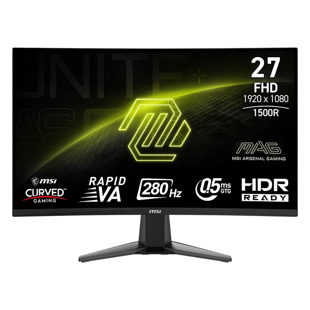 PC Monitor 27" MSI Curved Gaming MAG 276CXF FHD Rapid VA black