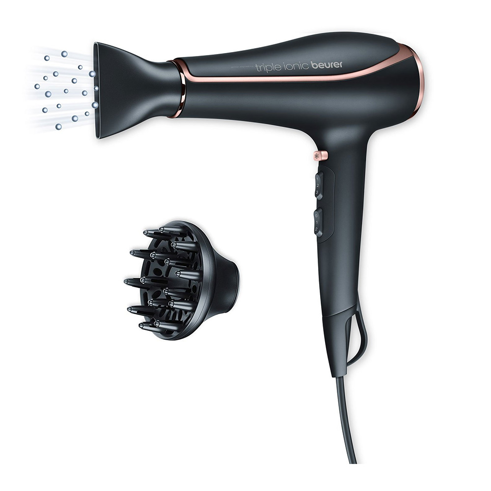Hair dryer BEURER HC 80 black