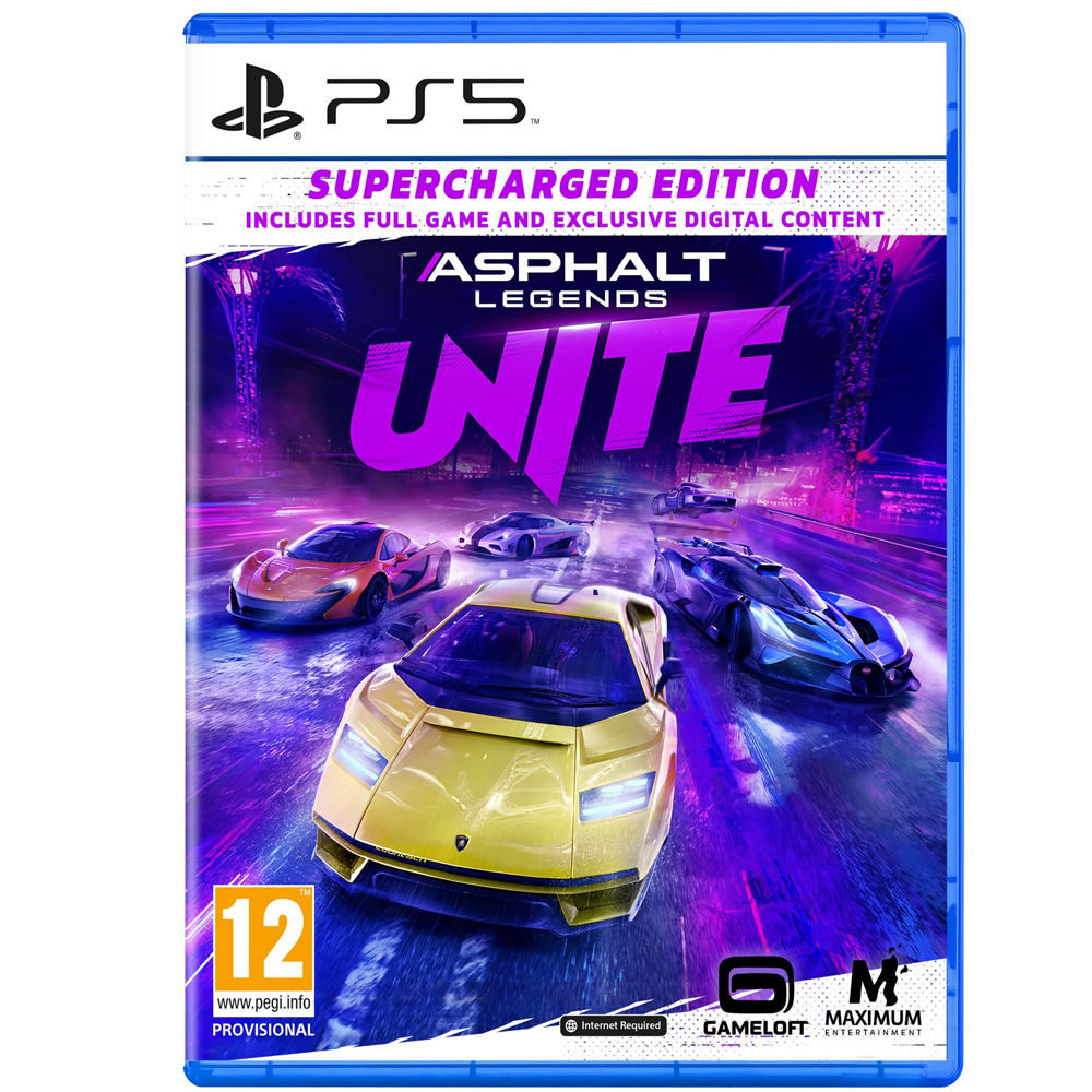 PS5 game Asphalt Legend Unite: Supercharged Edition (Code in a Box)