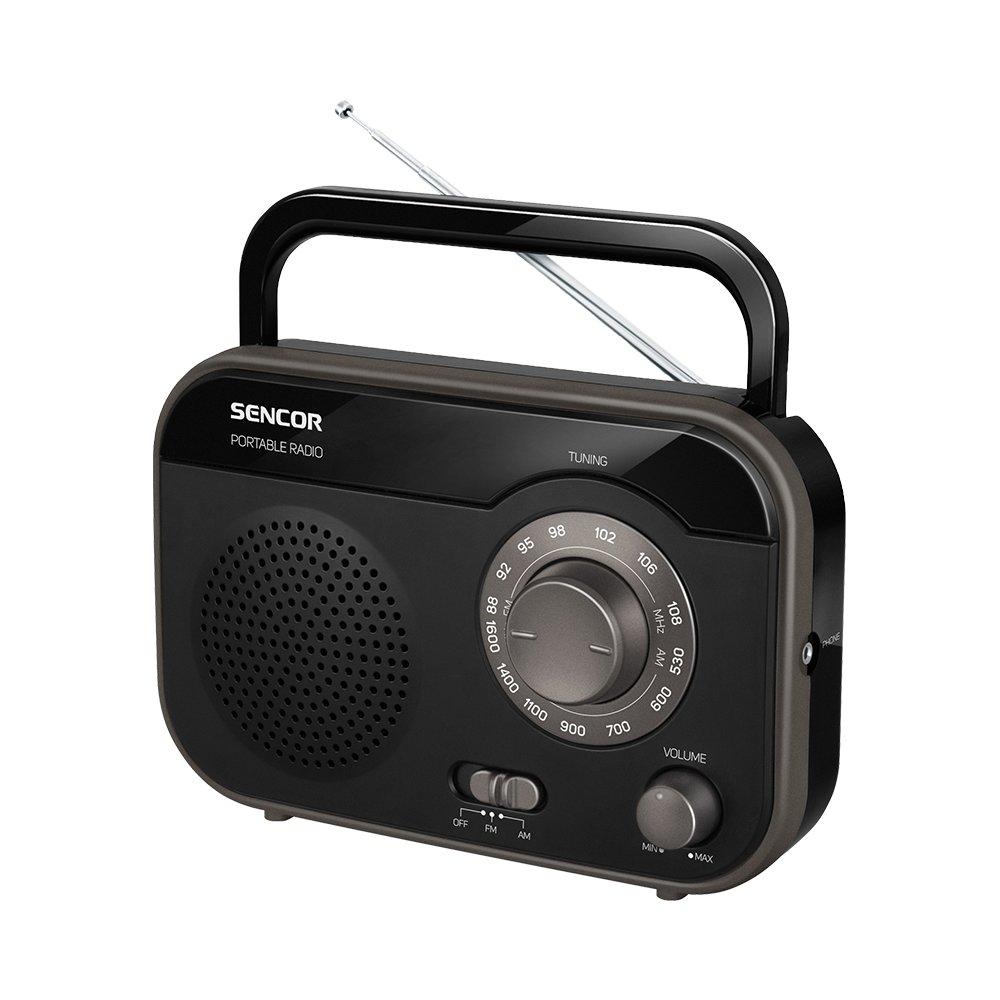 Portable radio SENCOR SRD210 B black