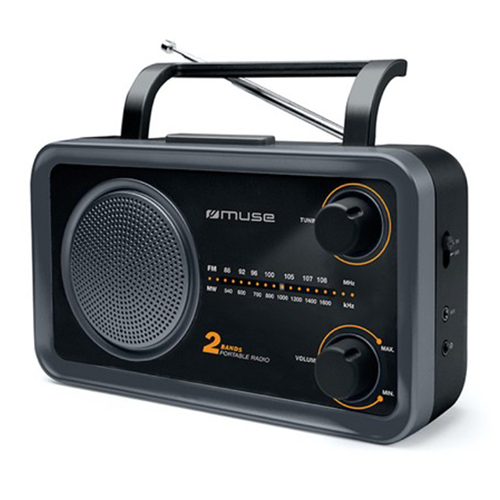 Portable radio MUSE M-06DS black