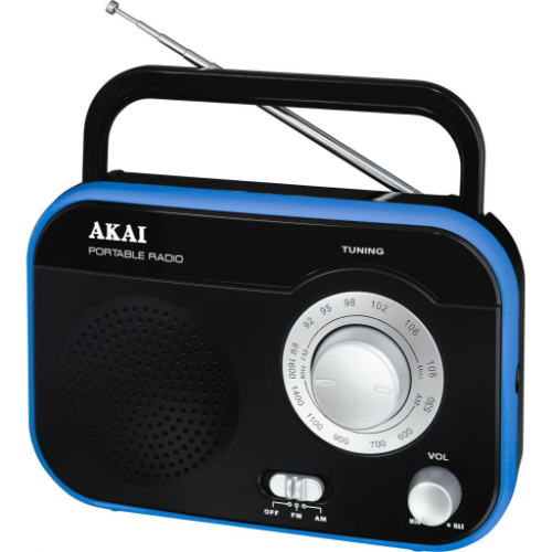 Portable radio AKAI PR003A-410 black