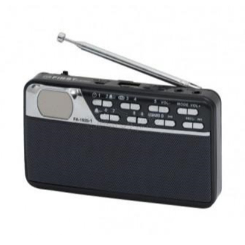 Portable radio FIRST AUSTRIA FA-19251BA black