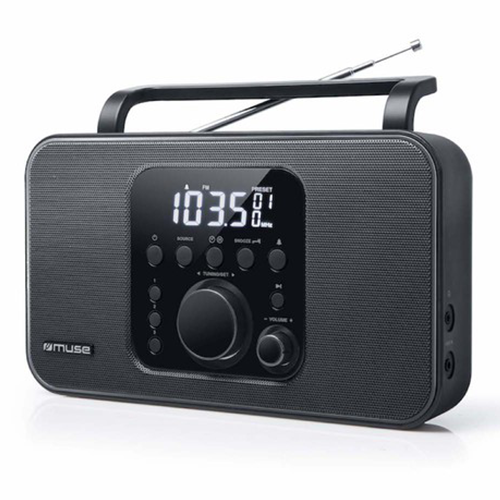 Portable radio MUSE M-091R black