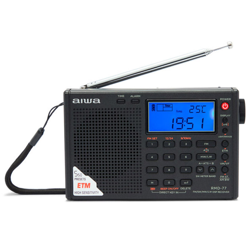 Portable radio AIWA RMD-77 black