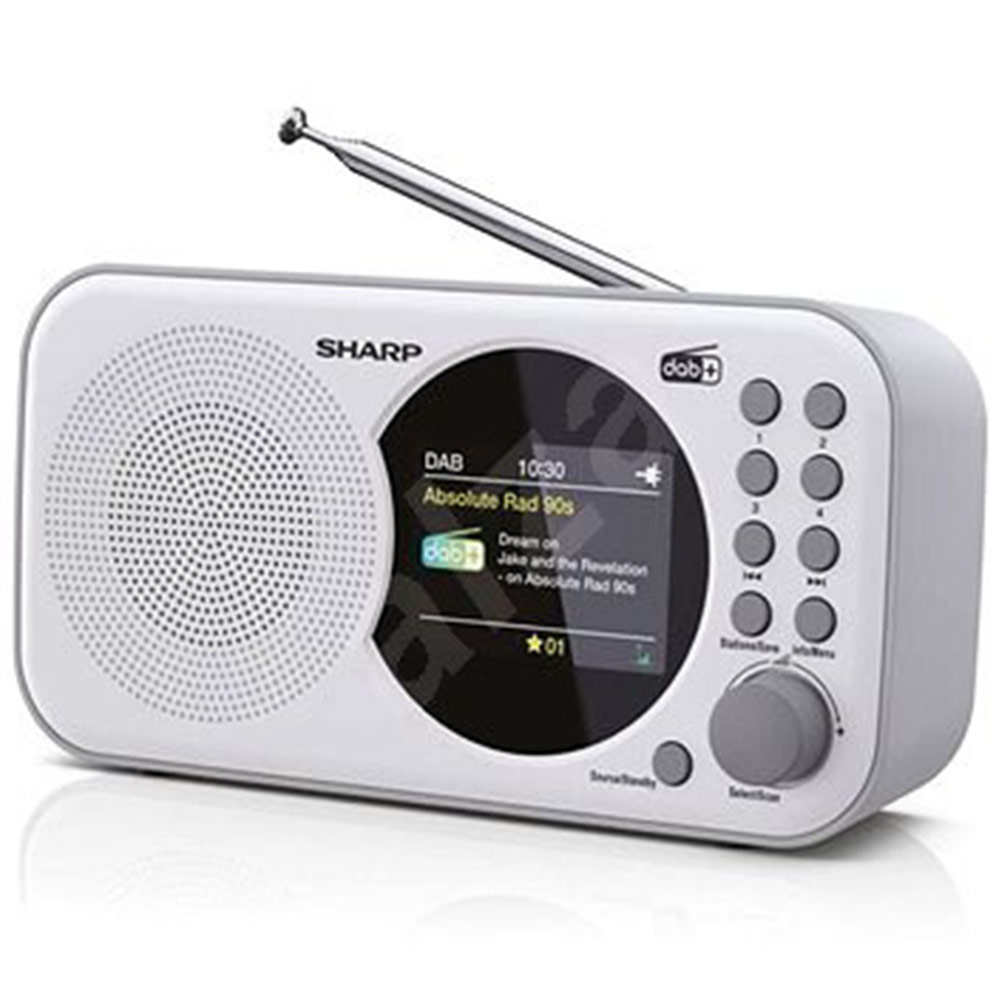 Portable Radio SHARP Digital DR-P320 white