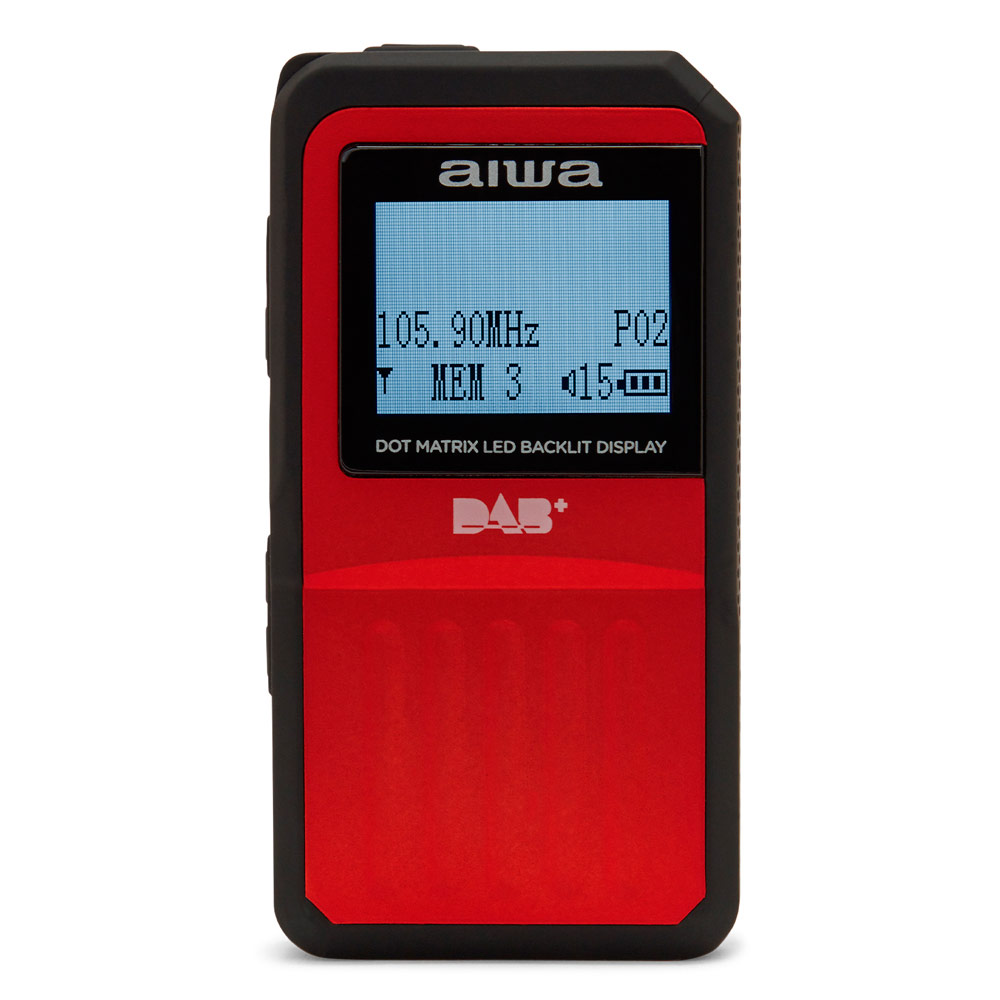 Portable radio AIWA RD-20DAB red