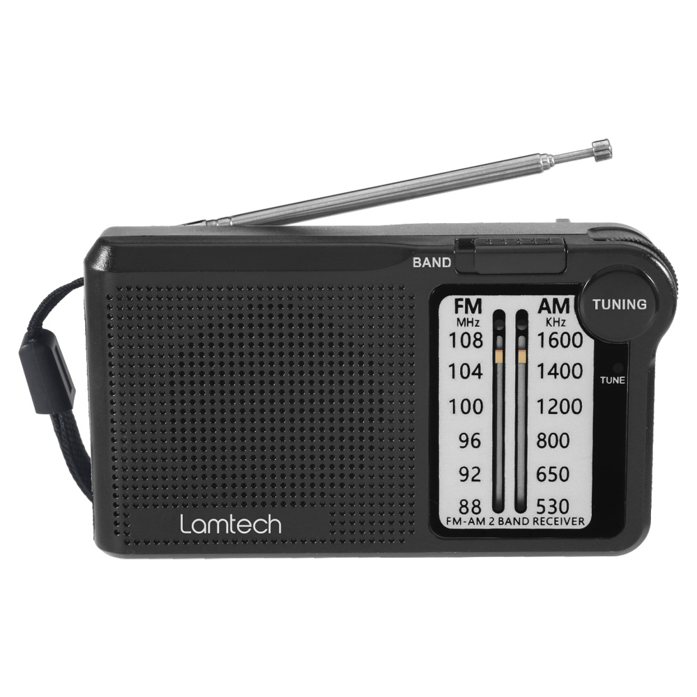 Portable Radio LAMTECH LAM112549 black