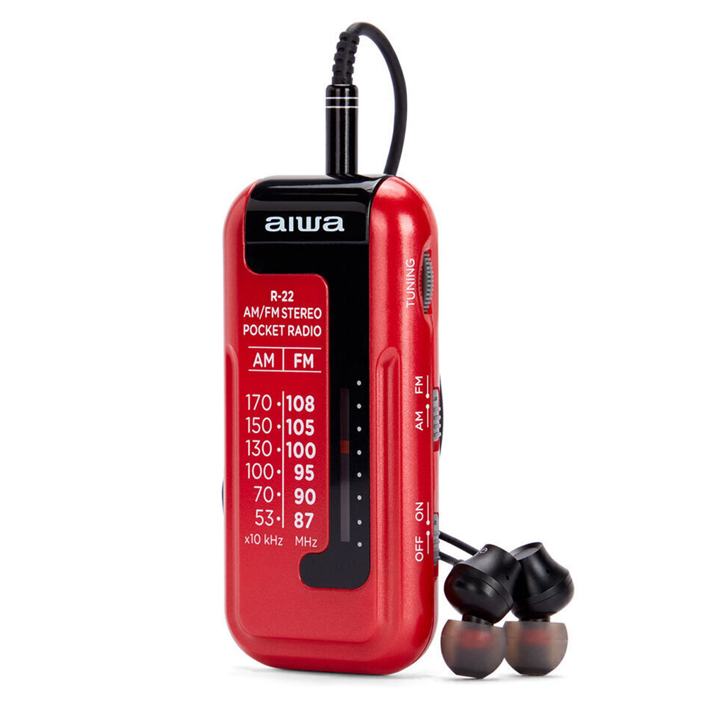 Portable Radio AIWA R-22RD red